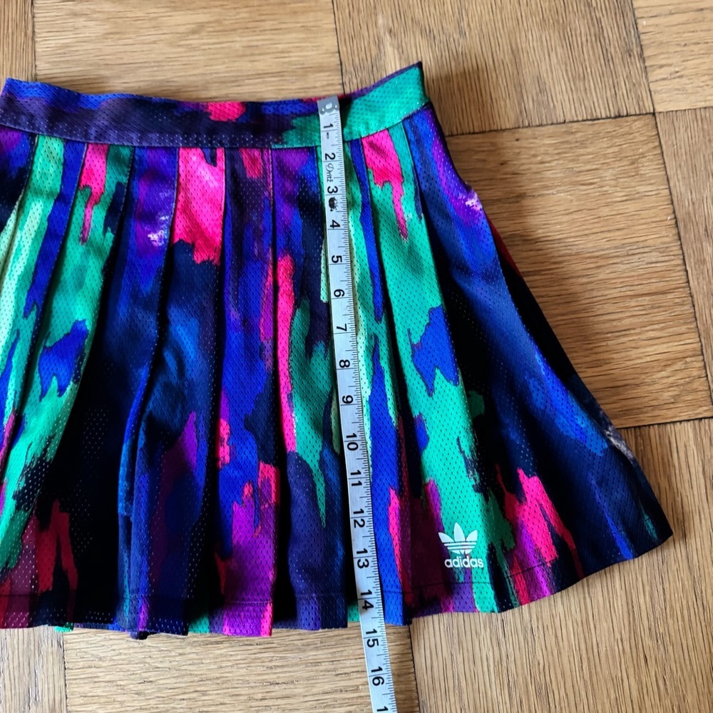 Adidas X Pharrell Williams Limited Edition Pleated Multi Color Skirt Small - Picture 8 of 8